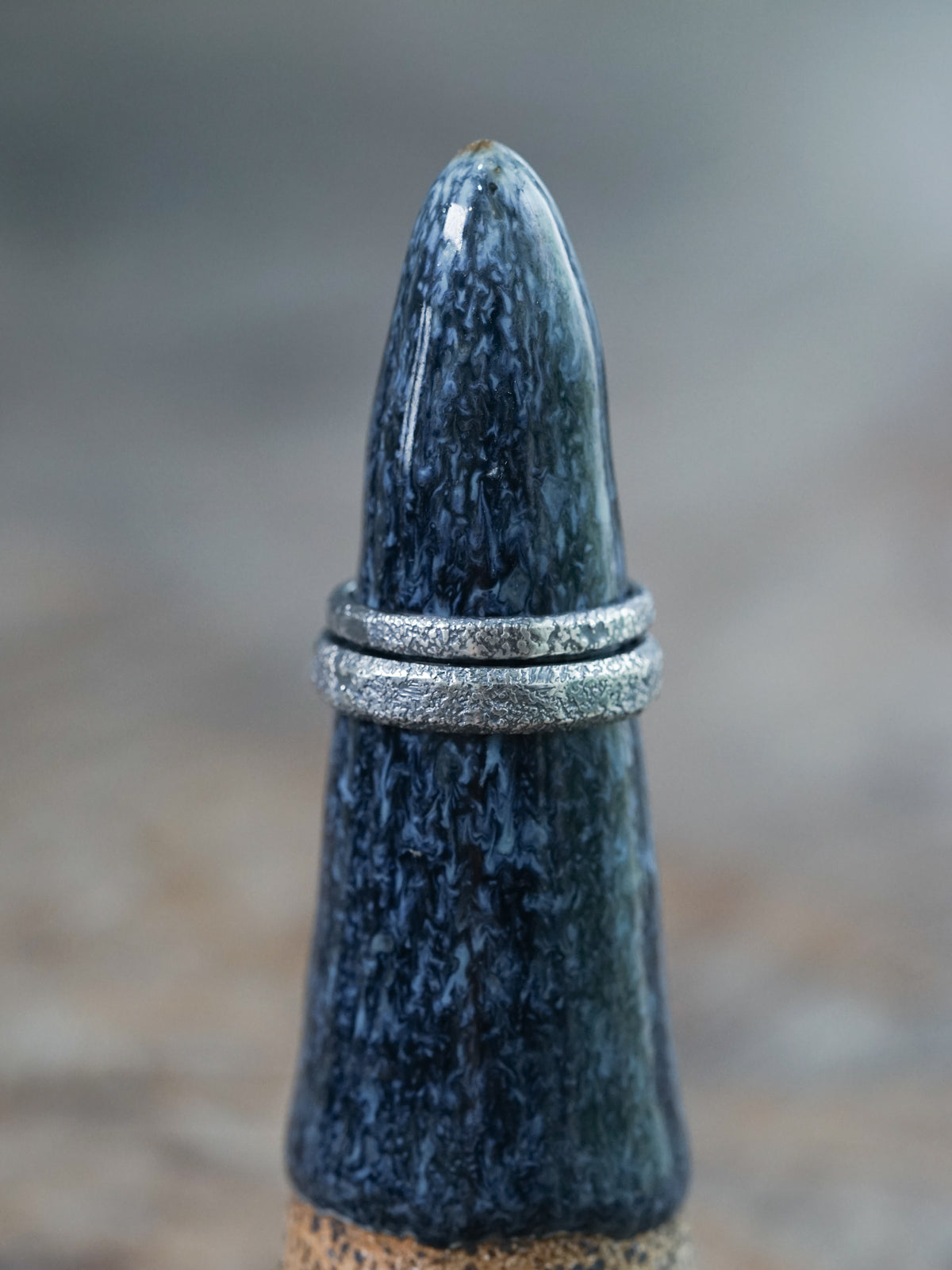 Shadow Wedding Ring in Silver