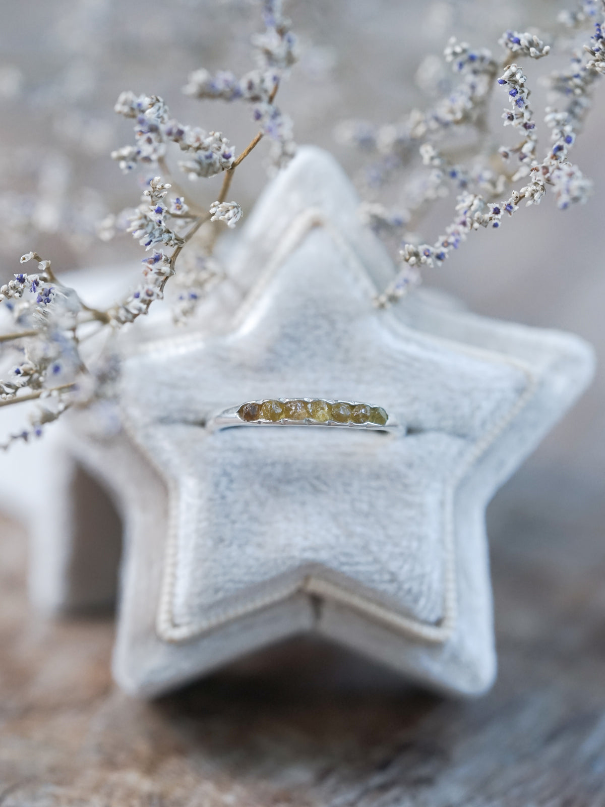 Mali Garnet Ring with Hidden Gems - Gardens of the Sun | Ethical Jewelry