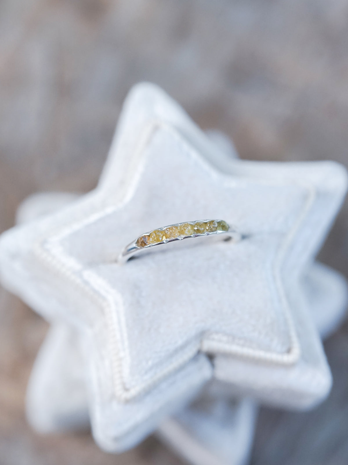 Mali Garnet Ring with Hidden Gems - Gardens of the Sun | Ethical Jewelry