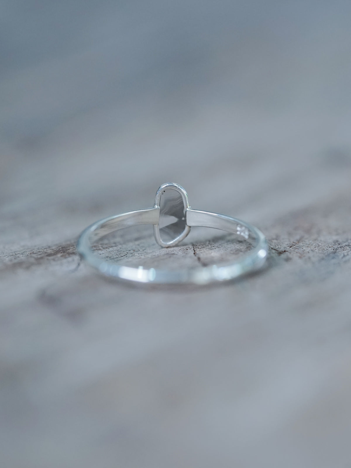 Marble Diamond Slice Ring in Silver - Gardens of the Sun | Ethical Jewelry