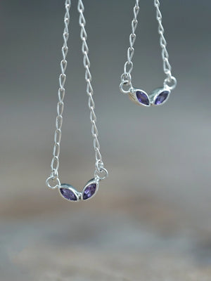 Marquise Amethyst Necklaces
