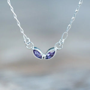 Marquise Amethyst Necklace