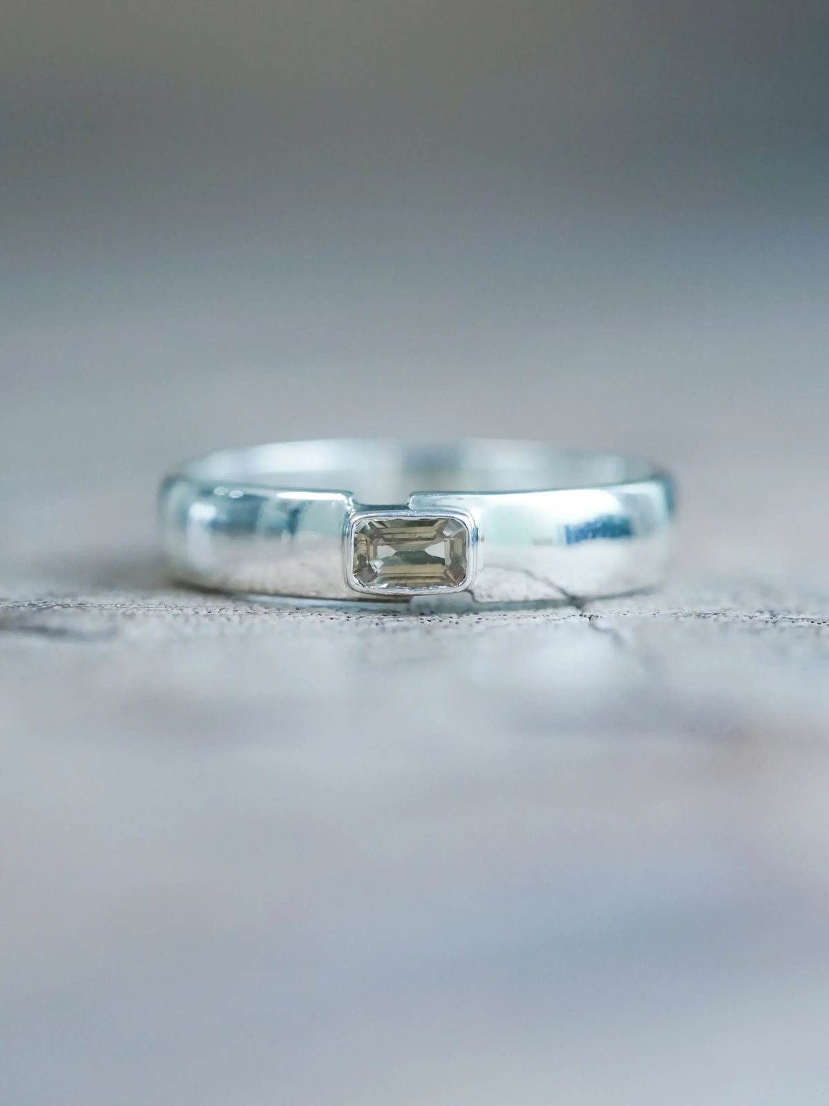 Men’s Green Sapphire Engagement Ring