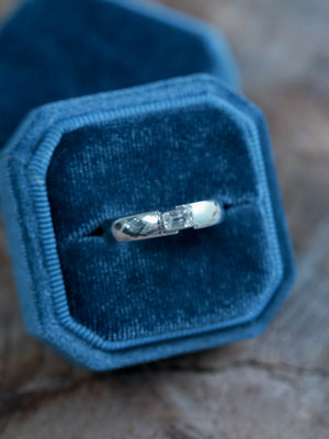 Men’s White Sapphire Ring