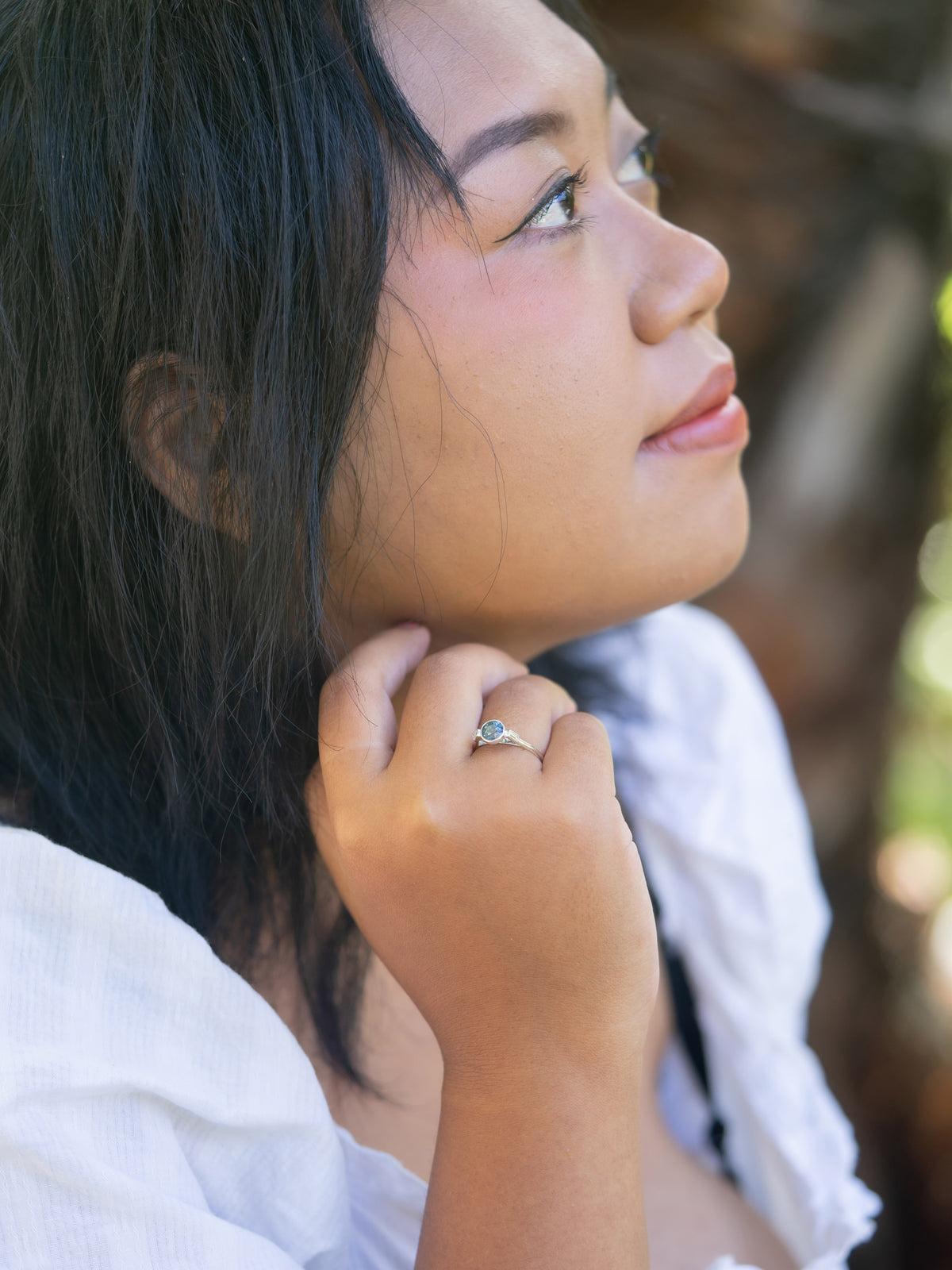 Silver Engagement Ring - Gardens of the Sun | Ethical Jewelry