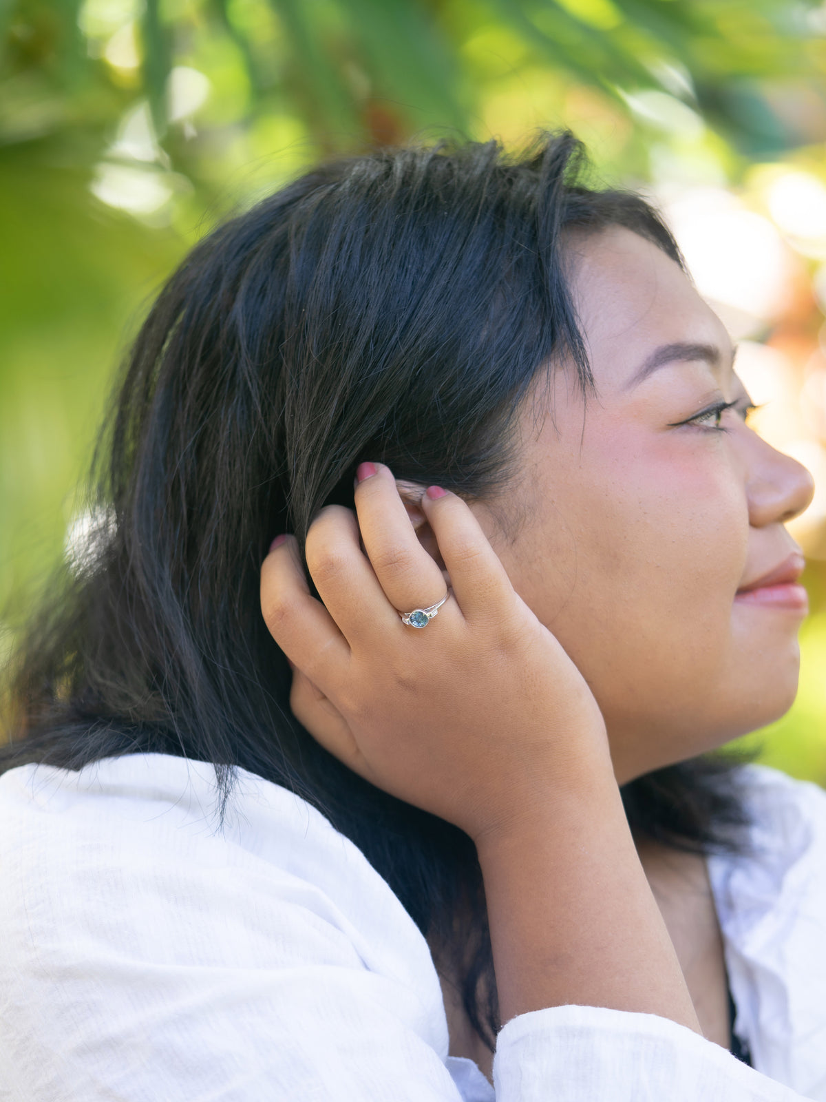Silver Engagement Ring - Gardens of the Sun | Ethical Jewelry