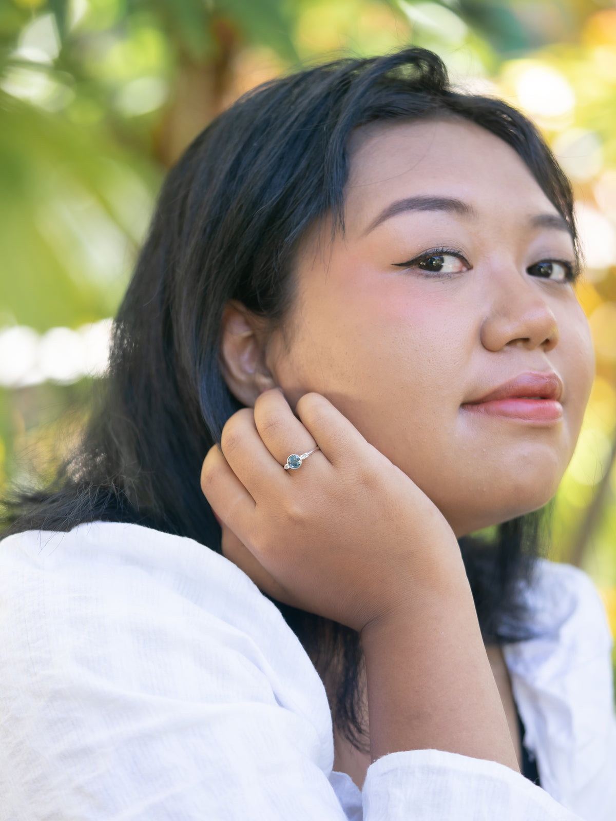 Silver Engagement Ring - Gardens of the Sun | Ethical Jewelry