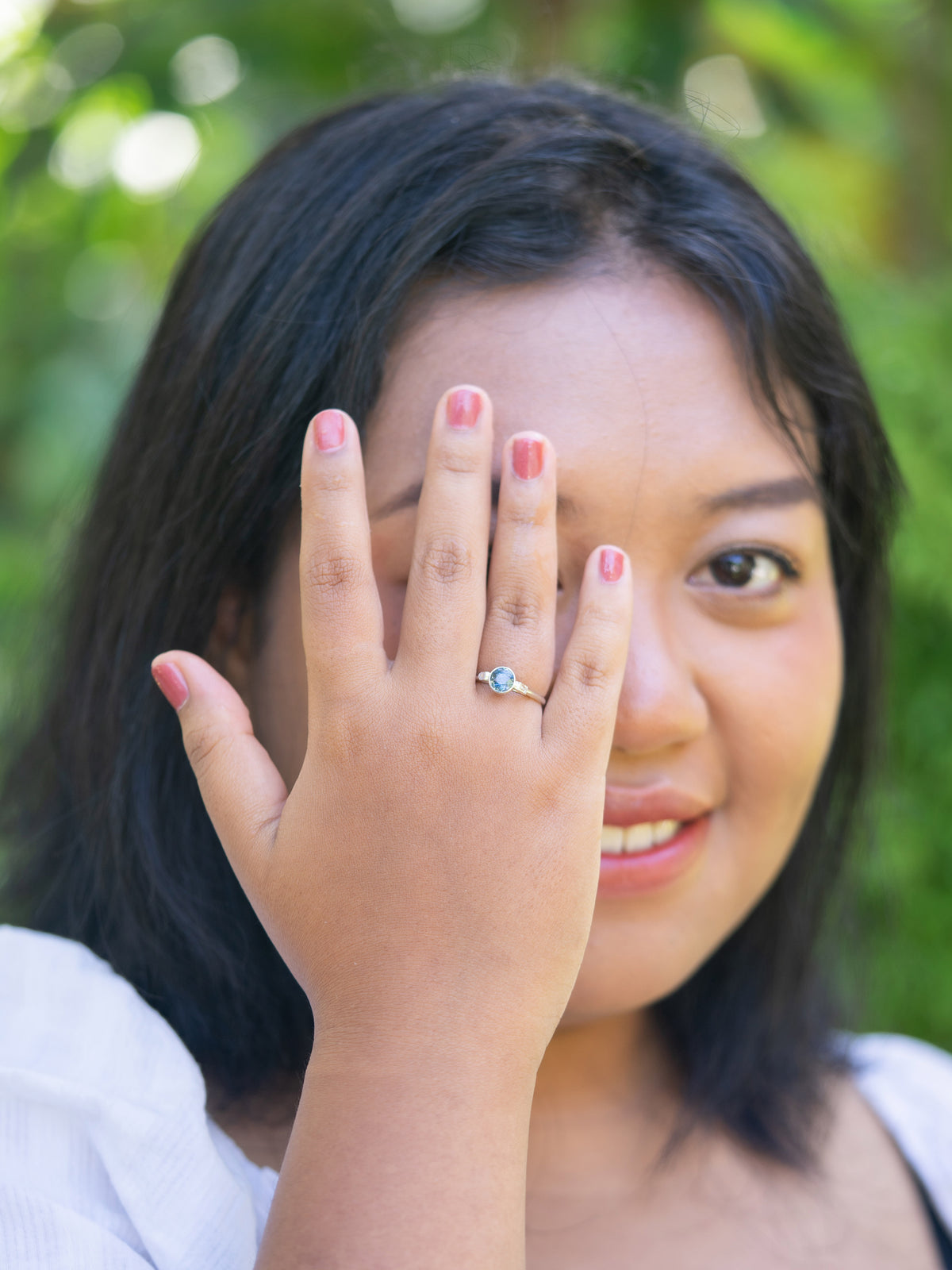 Silver Engagement Ring - Gardens of the Sun | Ethical Jewelry