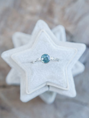 Mermaid Sapphire and Diamond Ring - Gardens of the Sun | Ethical Jewelry