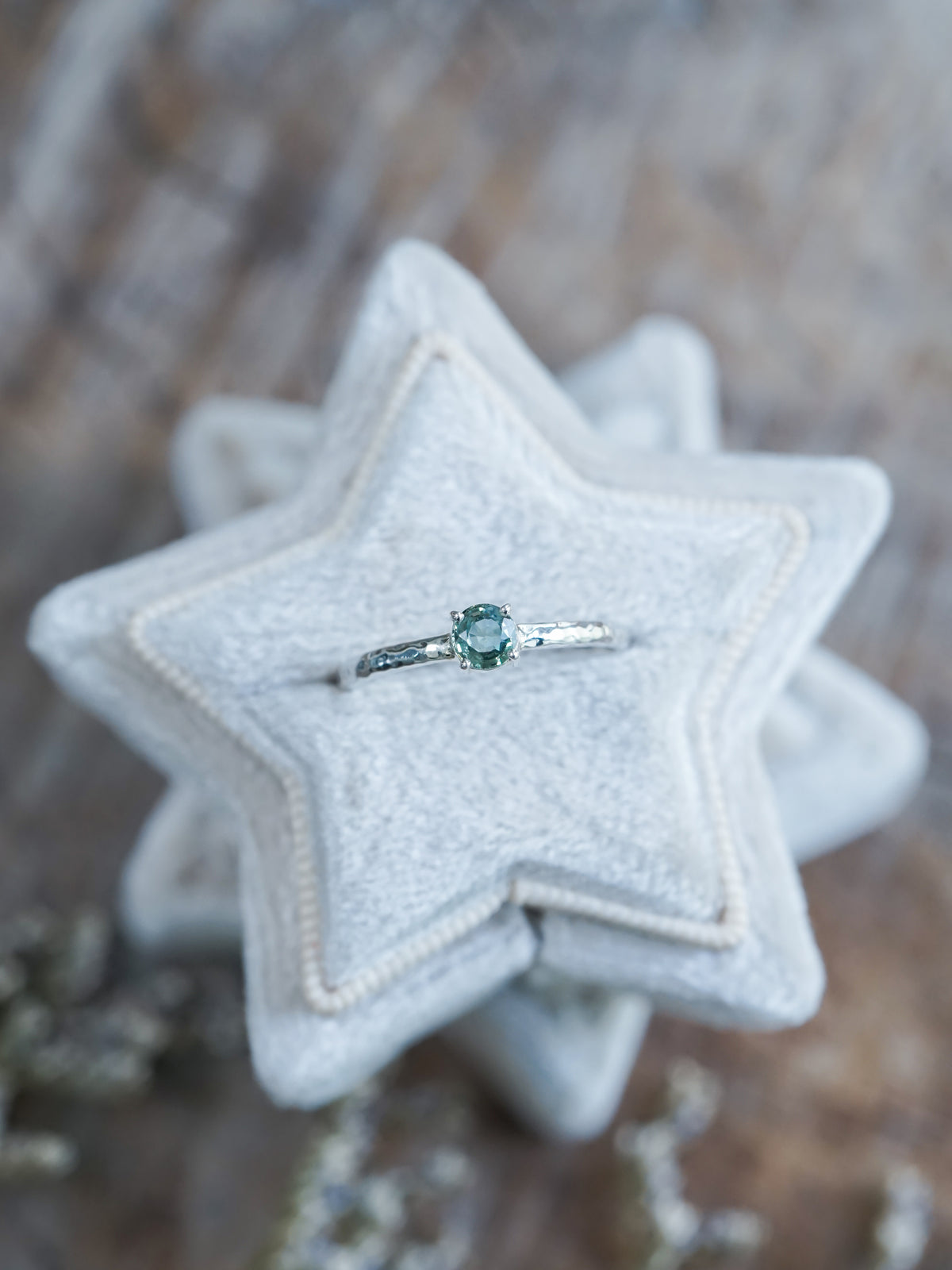 Mint Montana Sapphire Ring - Gardens of the Sun | Ethical Jewelry
