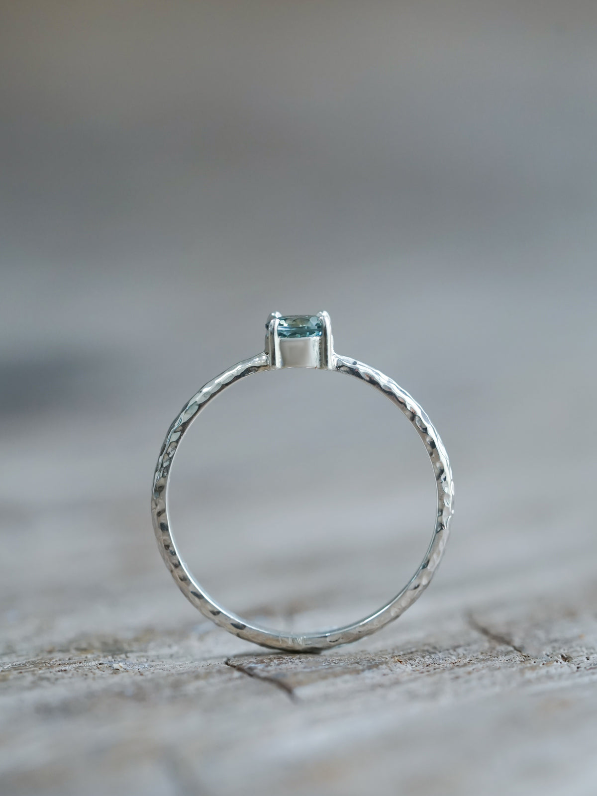 Mint Montana Sapphire Ring - Gardens of the Sun | Ethical Jewelry