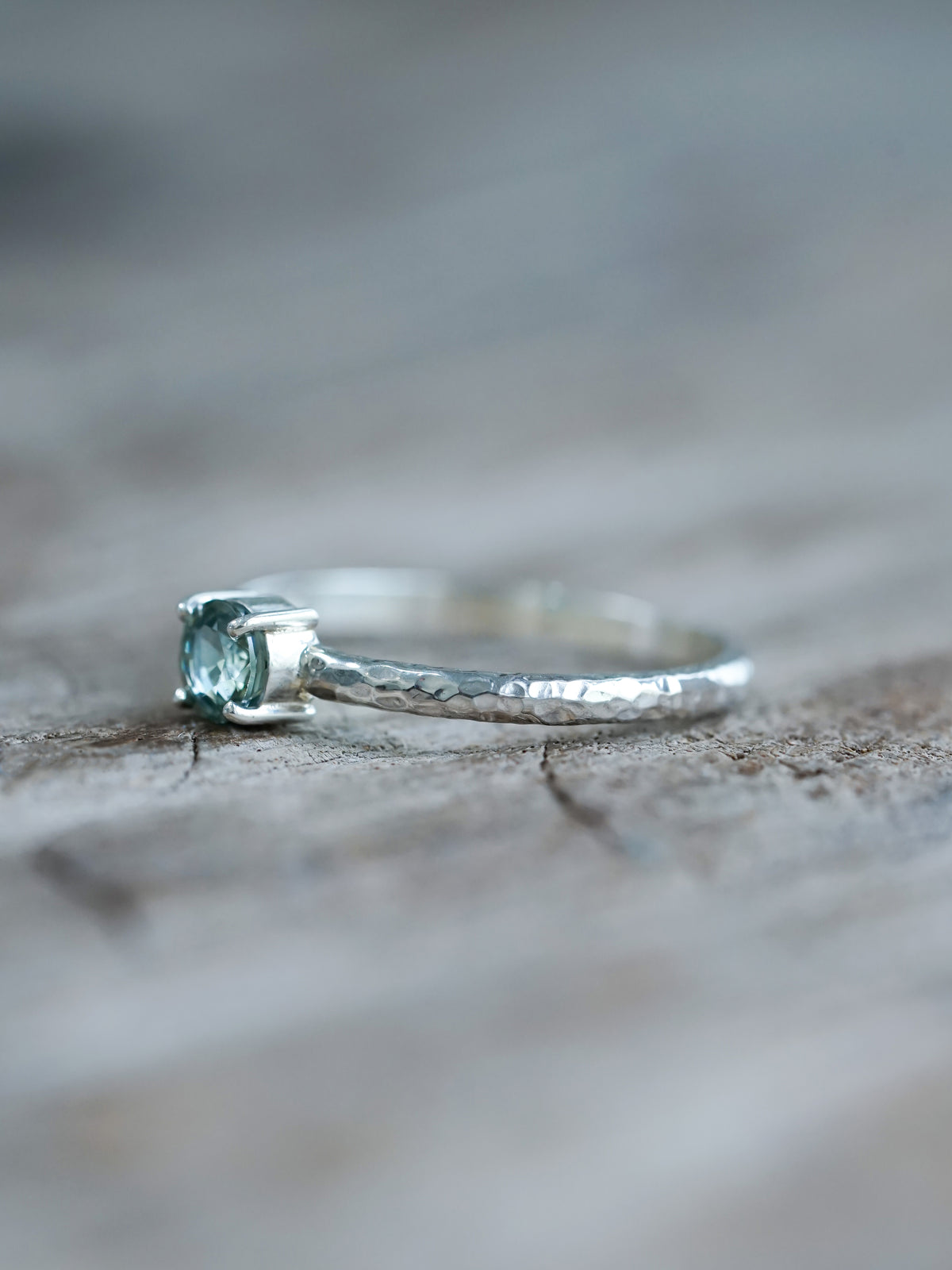 Mint Montana Sapphire Ring - Gardens of the Sun | Ethical Jewelry