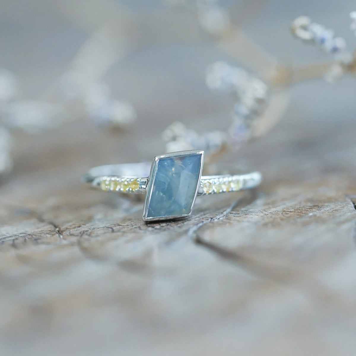 Montana Sapphire Ring in Sterling Silver