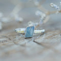 Montana Sapphire Ring in Sterling Silver