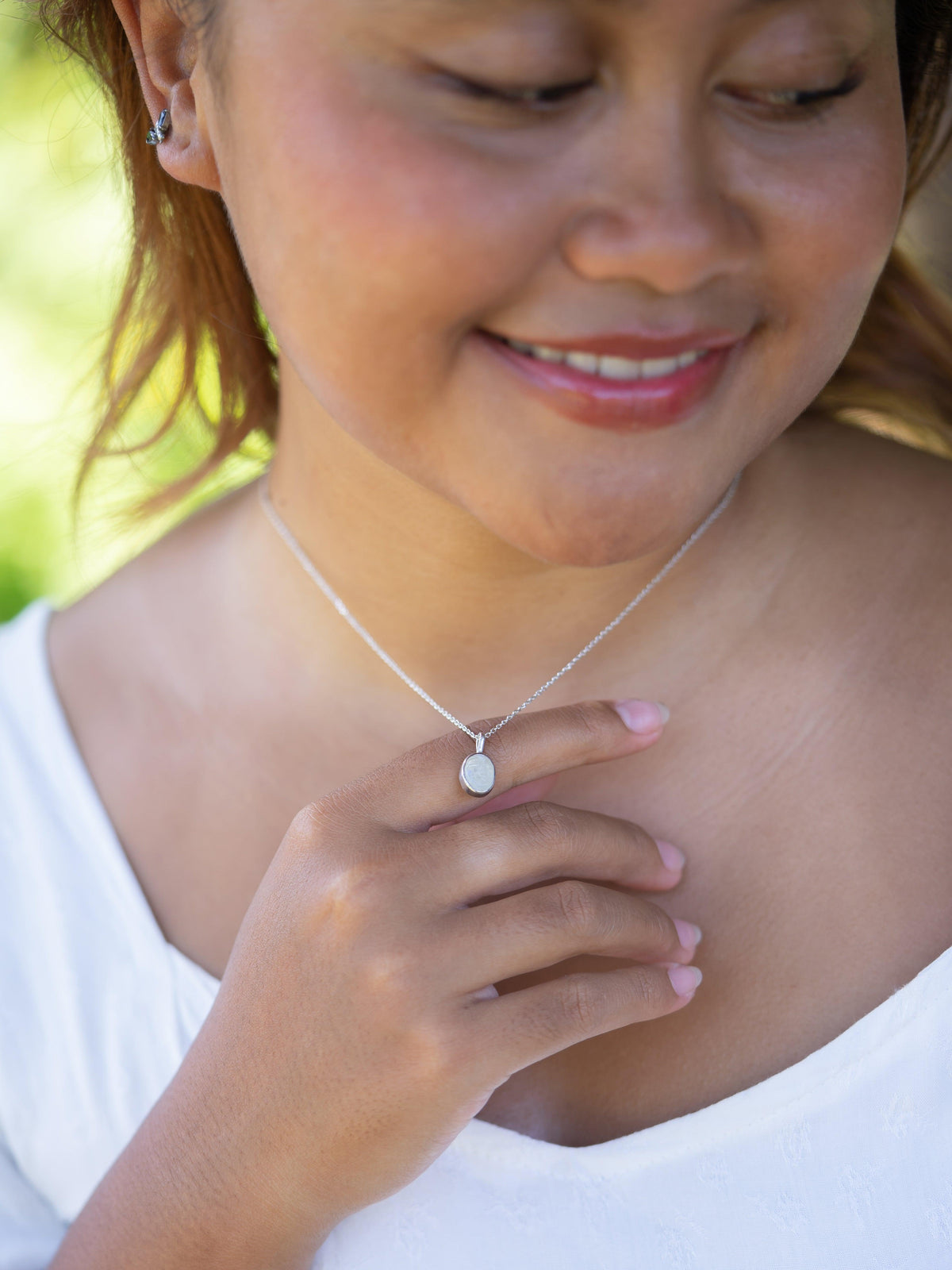 Moonstone Smile Necklace - Gardens of the Sun | Ethical Jewelry
