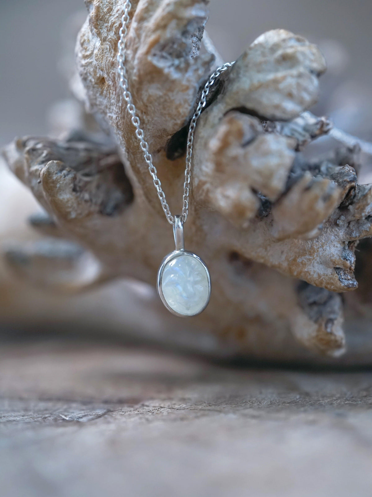 Moonstone Smile Necklace - Gardens of the Sun | Ethical Jewelry