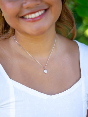 Moonstone Smile Necklace - Gardens of the Sun | Ethical Jewelry