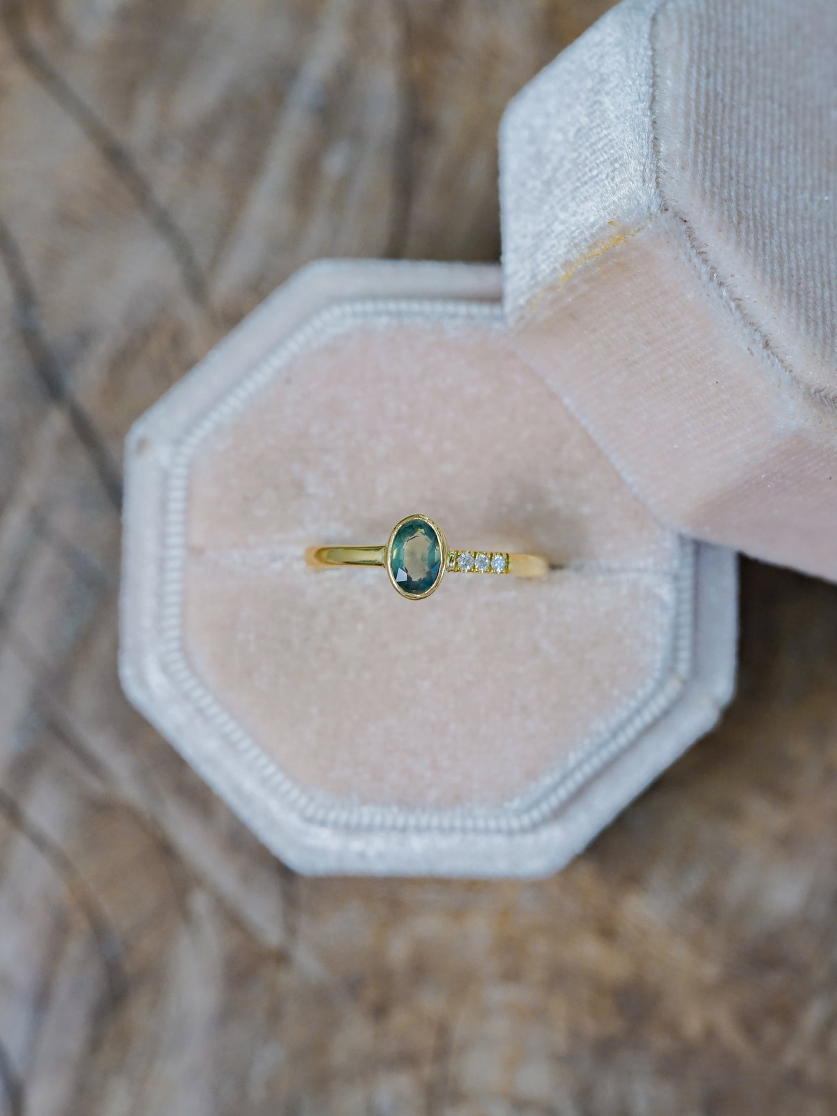 Mystical Sapphire Ring in Gold - Size 6.5 - Gardens of the Sun | Ethical Jewelry