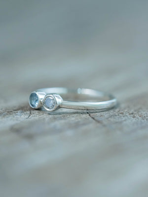 Natural Kornerupine and Diamond Ring