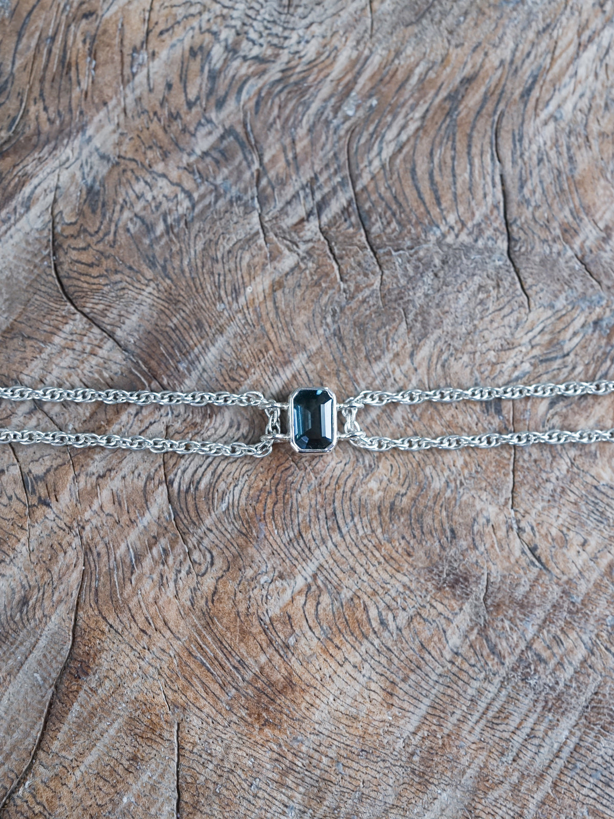 Octagon Sapphire Bracelet
