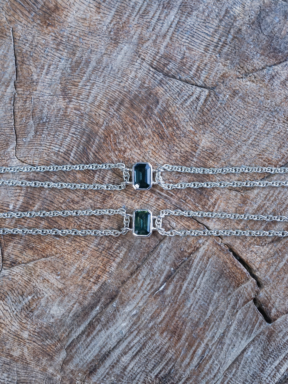 Octagon Sapphire Bracelet