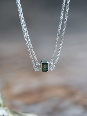 Octagon Sapphire Bracelet