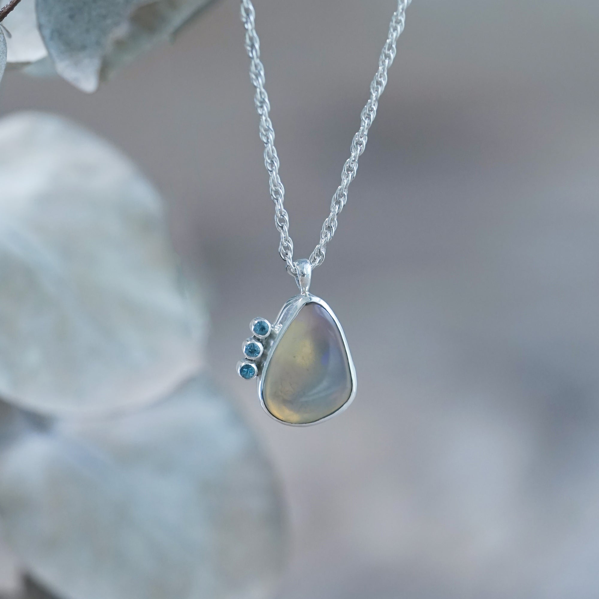 Opal-and-Aquamarine-Necklace-with-Custom-Design