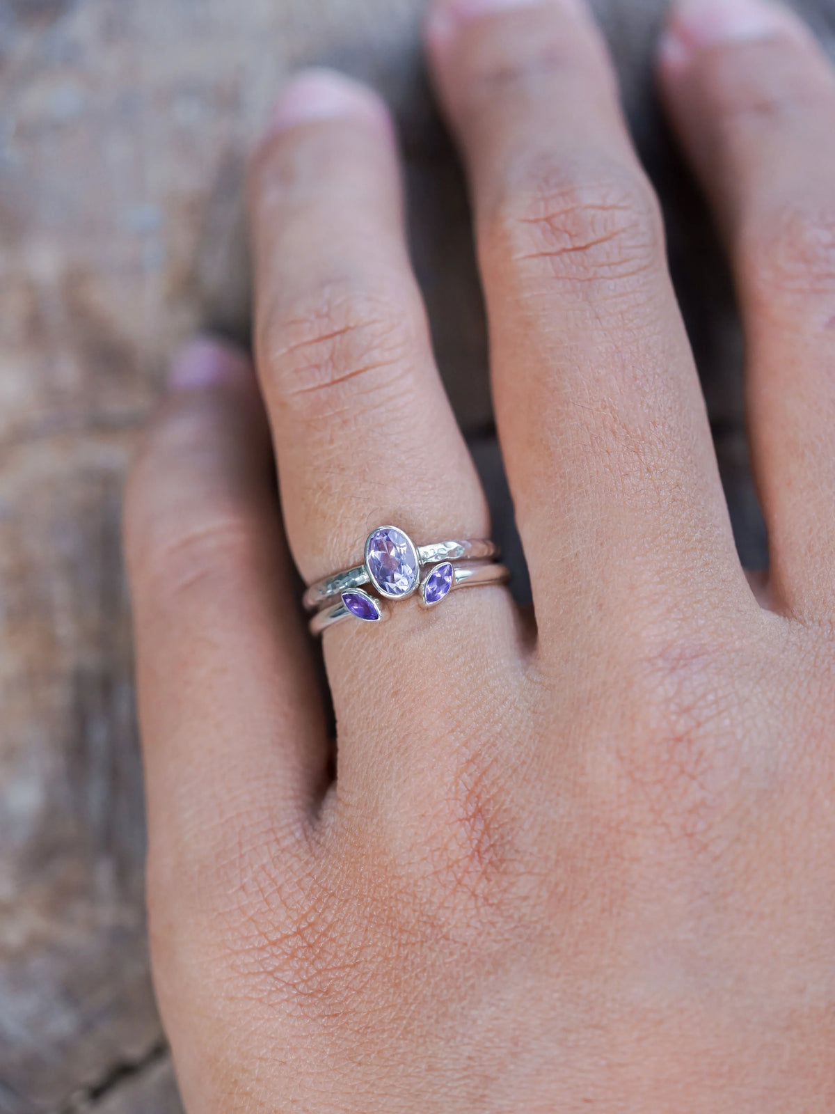 Open Amethyst Ring
