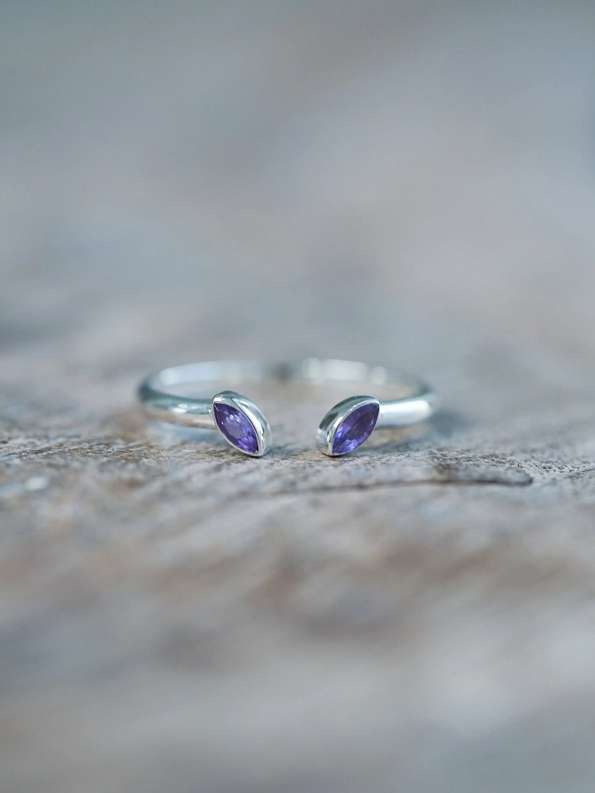 Open Amethyst Ring