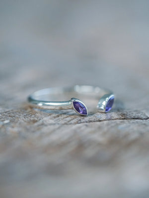 Open Amethyst Ring
