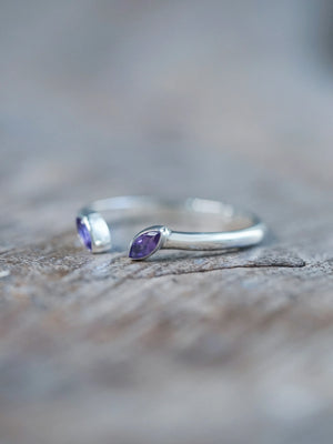 Open Amethyst Ring