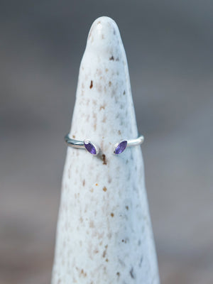 Open Amethyst Ring