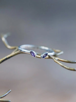 Open Amethyst Ring