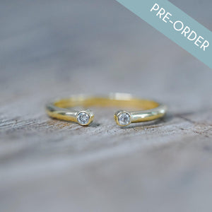 Open Diamond Ring - Gardens of the Sun | Ethical Jewelry