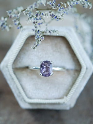 Oval Amethyst Ring - Gardens of the Sun | Ethical Jewelry