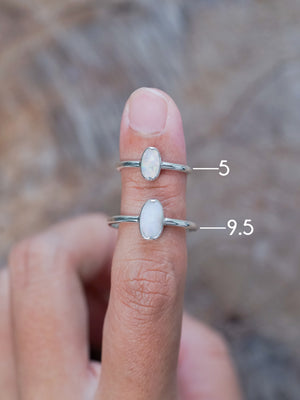 Oval Opal Ring - size 5 & 9.5