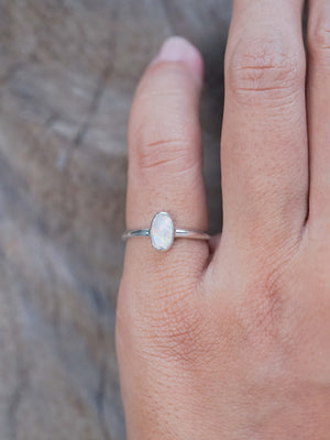 Oval Opal Ring - size 5 & 9.5