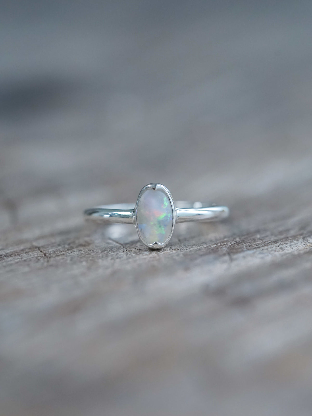 Oval Opal Ring - size 5 & 9.5