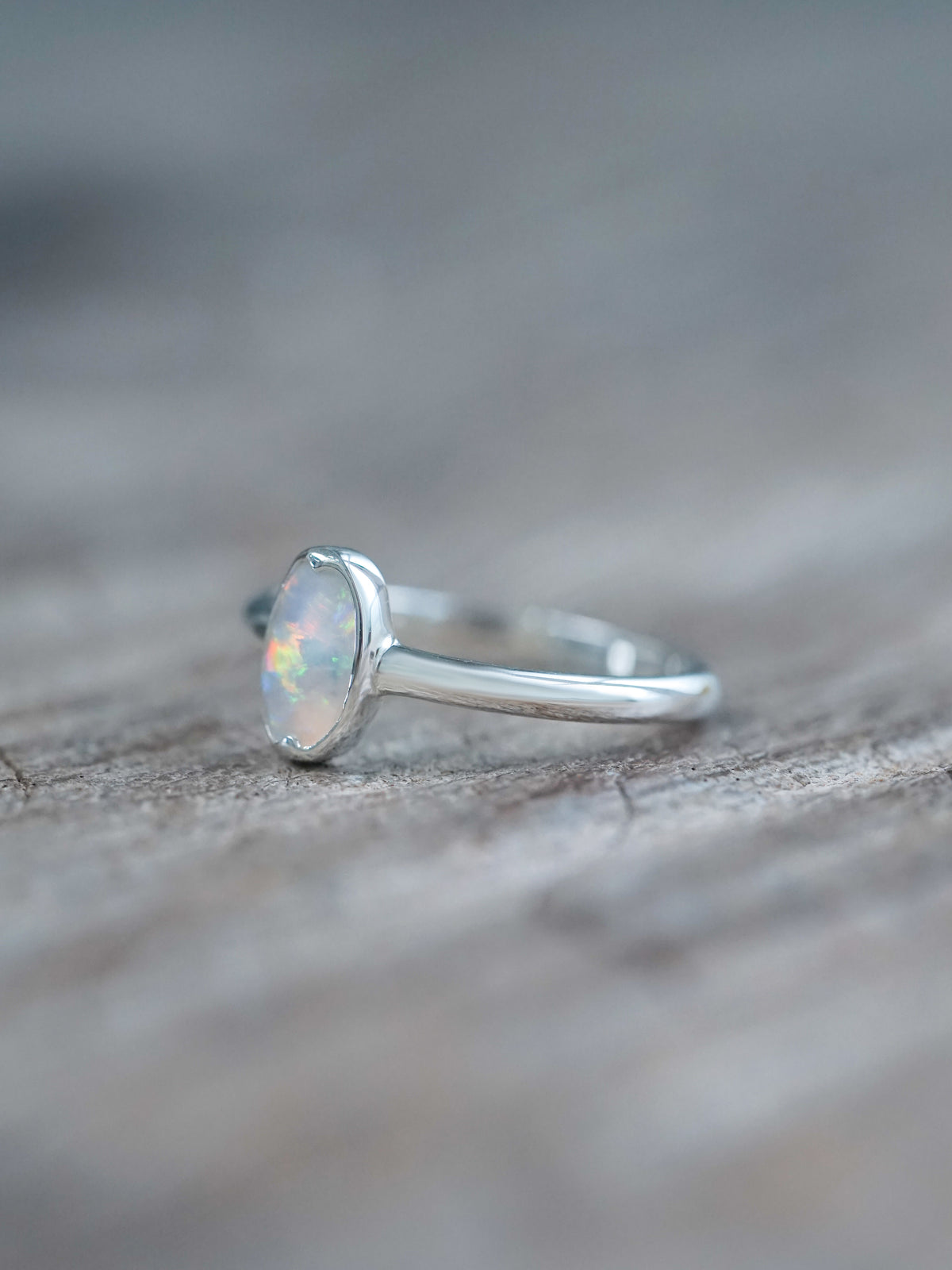 Oval Opal Ring - size 5 & 9.5