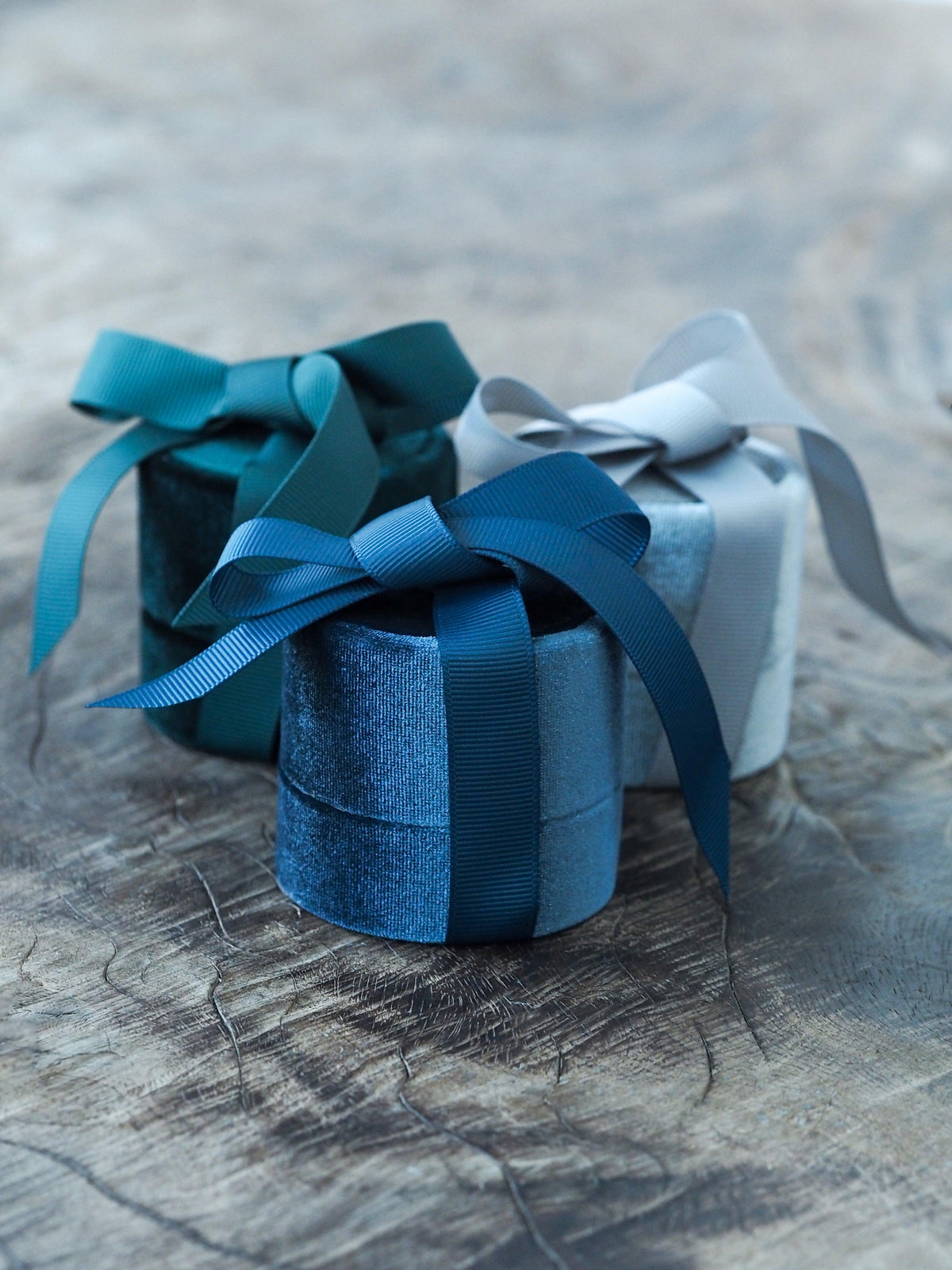 Velvet Jewelry Box with Ribbon - Gardens of the Sun | Ethical Jewelry