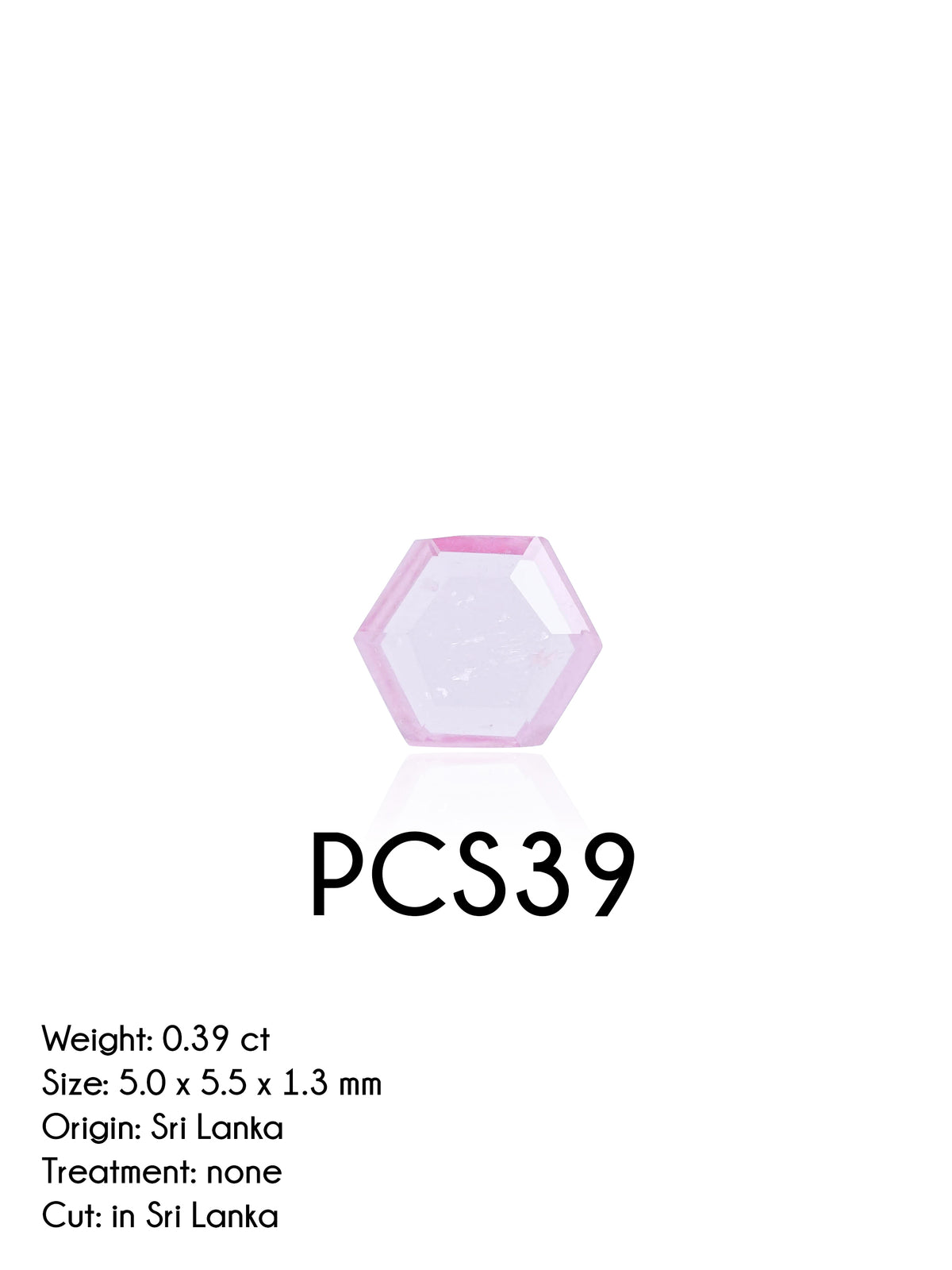 Custom Pink Sapphire Ring in Gold