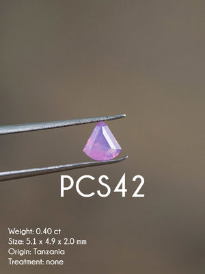 Custom Pink Sapphire Ring in Gold