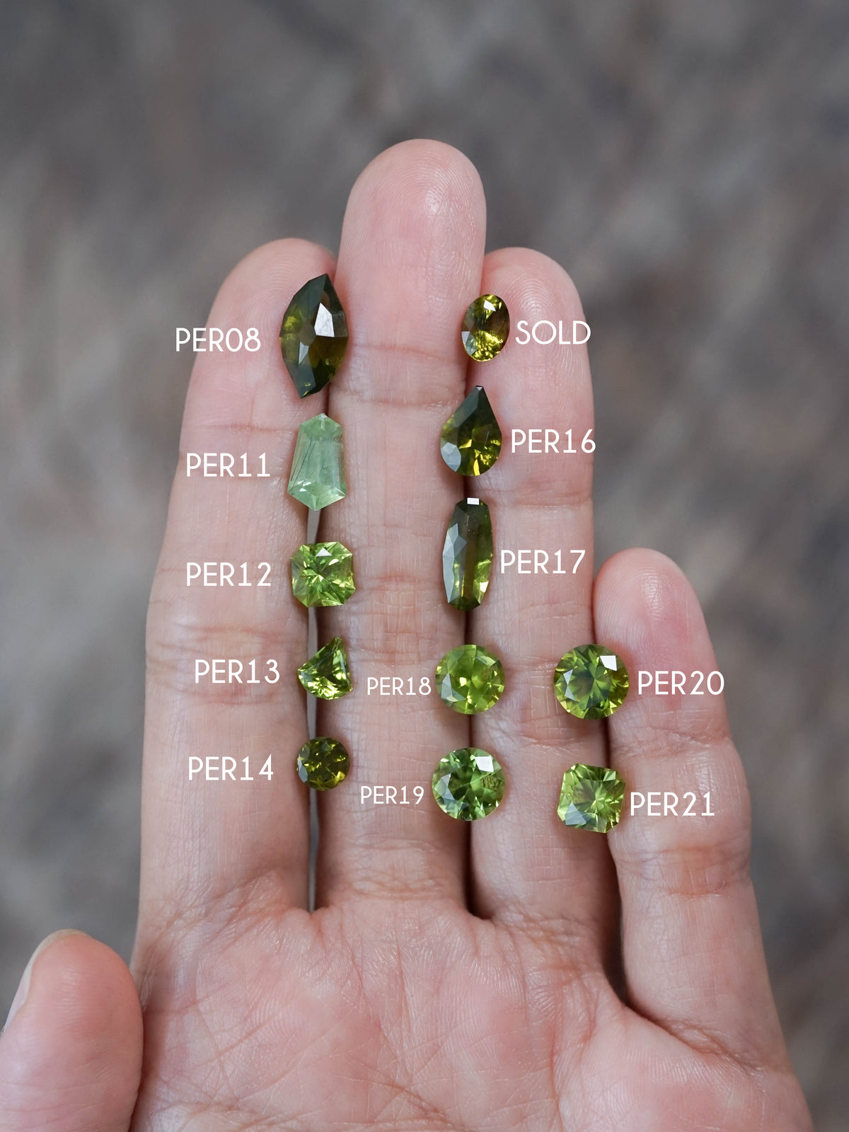 Custom Peridot Ring in Gold