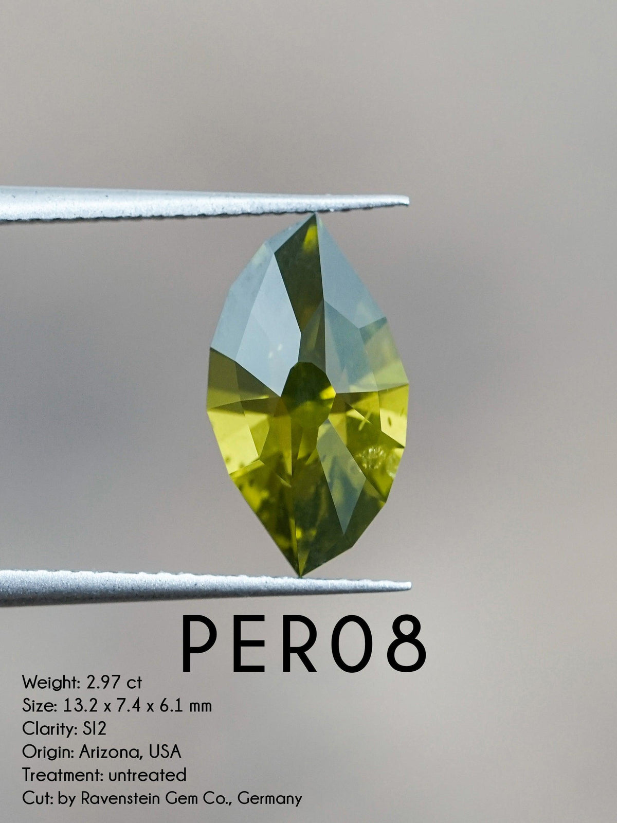 Custom Peridot Ring in Gold - Gardens of the Sun | Ethical Jewelry