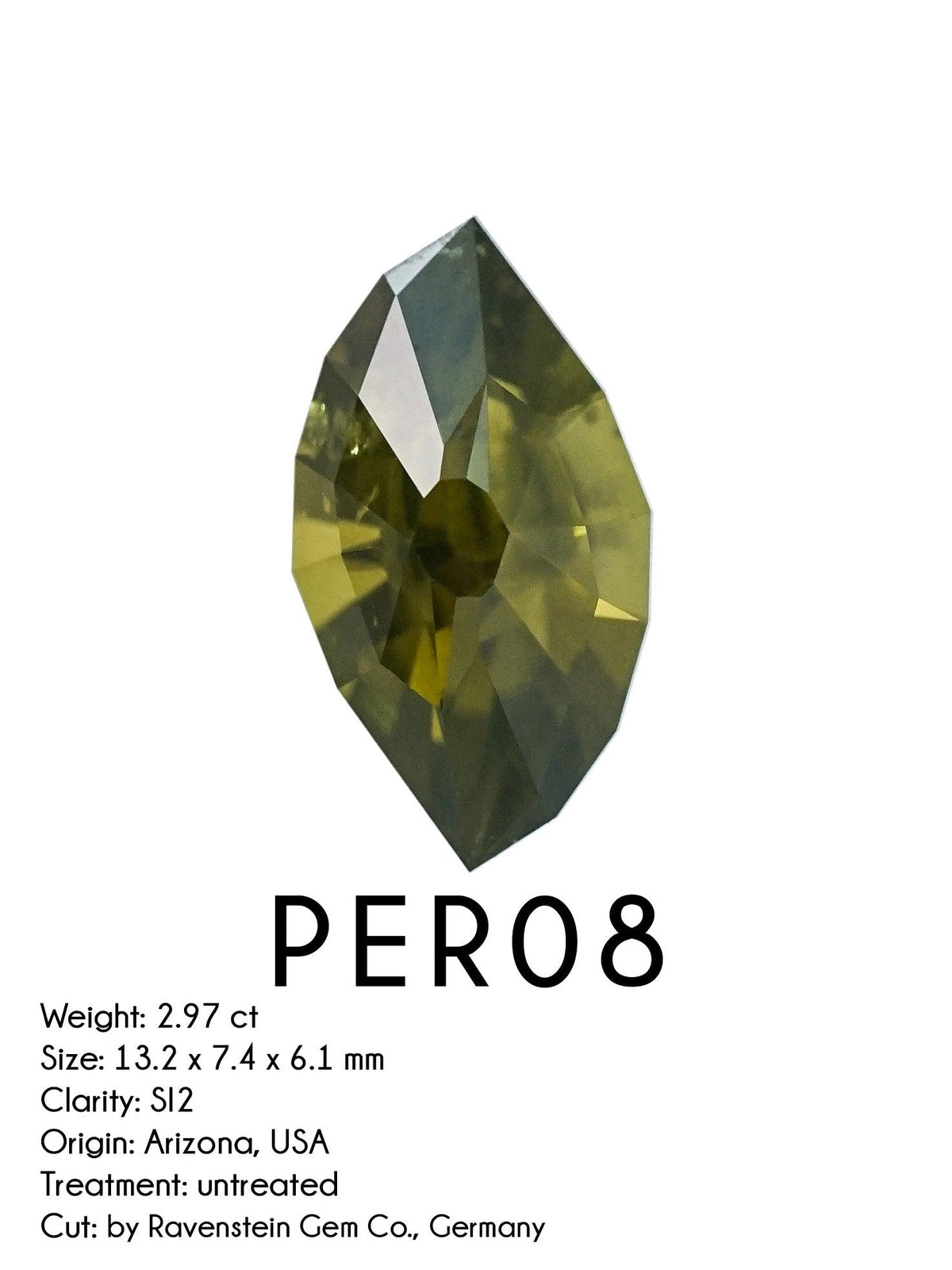 Custom Peridot Ring in Gold - Gardens of the Sun | Ethical Jewelry