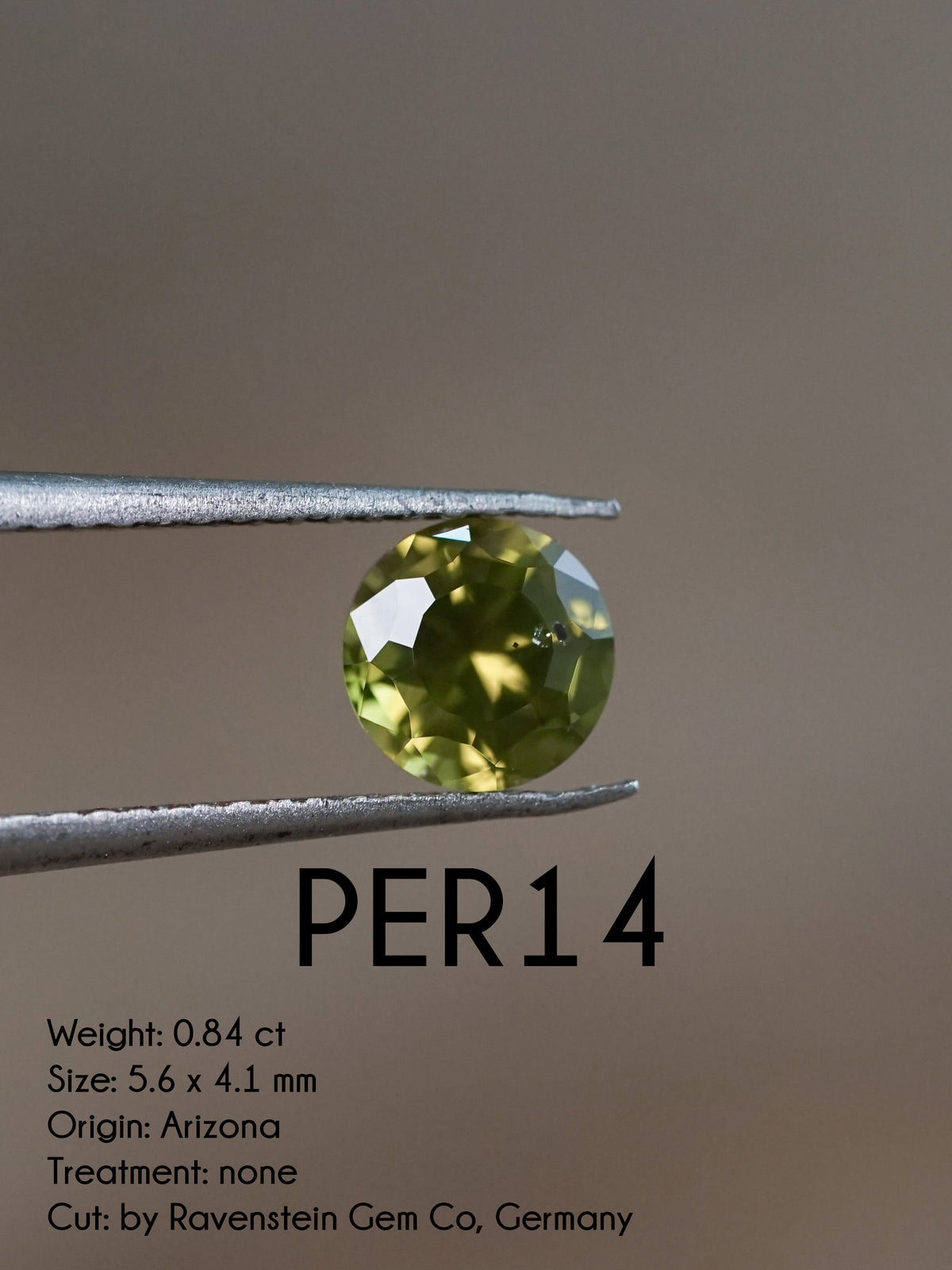 Custom Peridot Ring in Gold