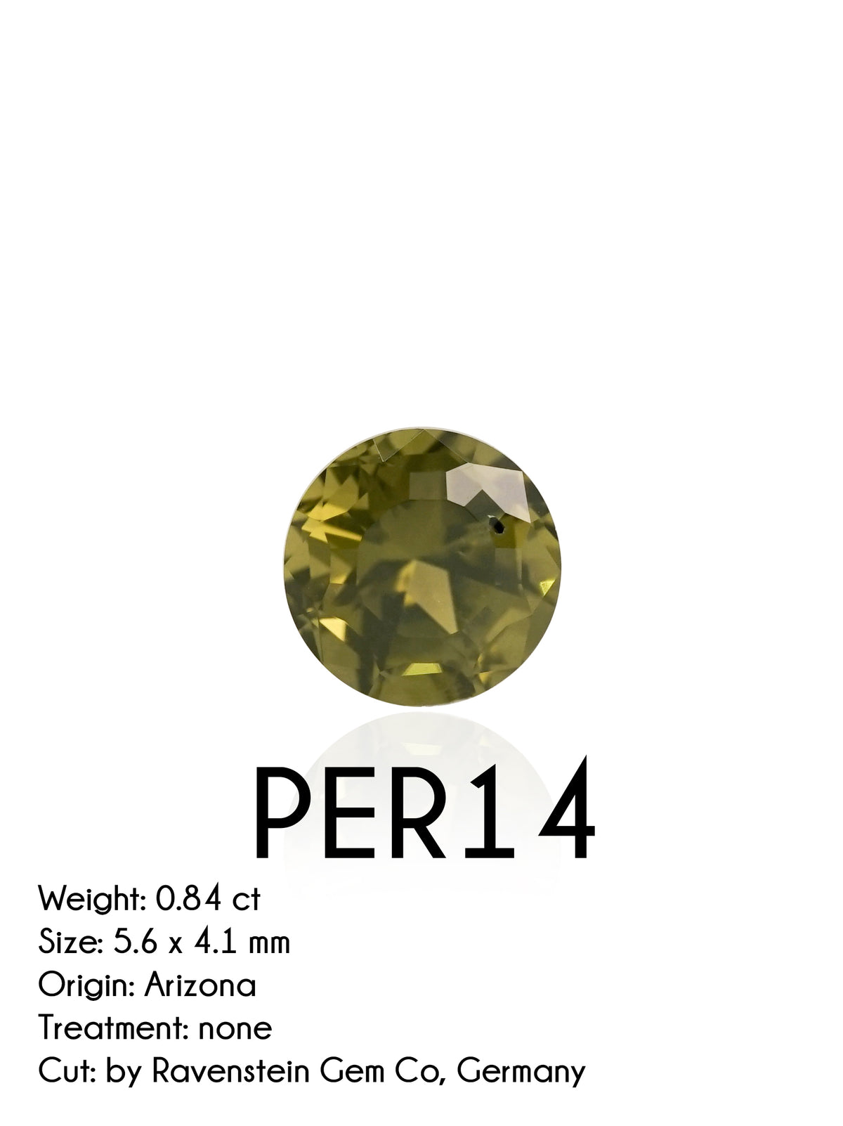 Custom Peridot Ring in Gold