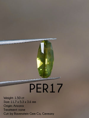 Custom Peridot Ring in Gold