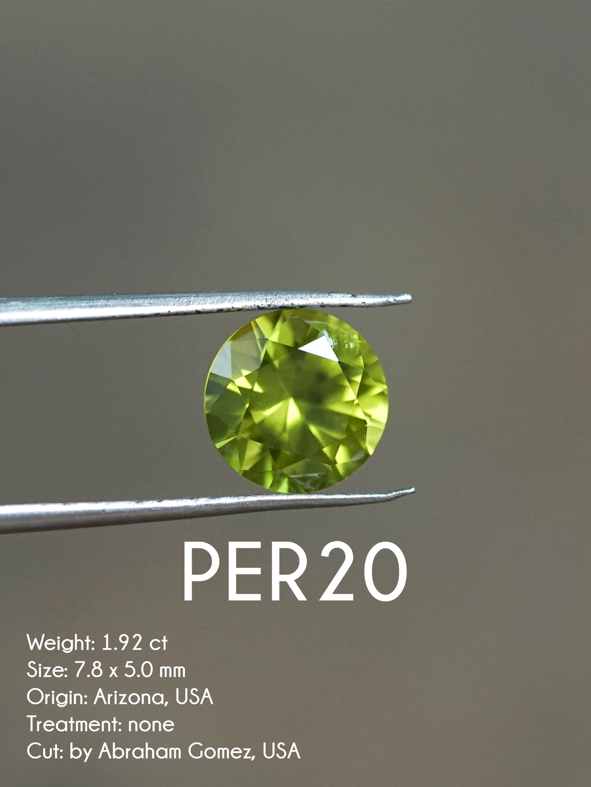 Custom Peridot Ring in Gold