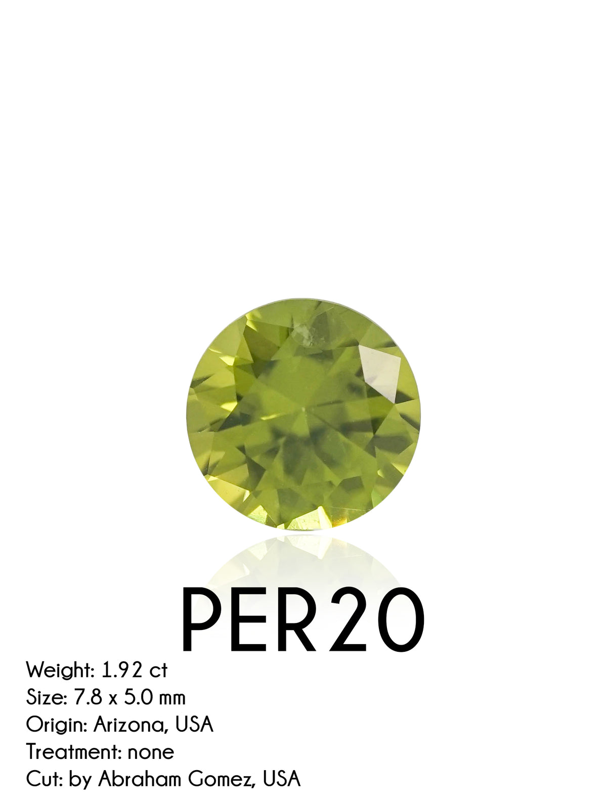 Custom Peridot Ring in Gold